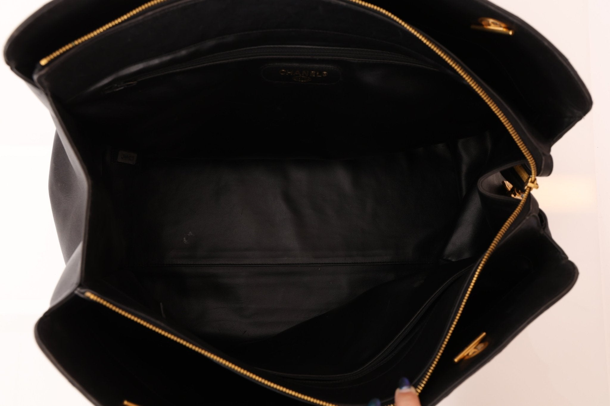 Rare Chanel 1996 Lambskin Supermodel XL Tote - FashioNica