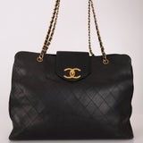 Rare Chanel 1996 Lambskin Supermodel XL Tote - FashioNica