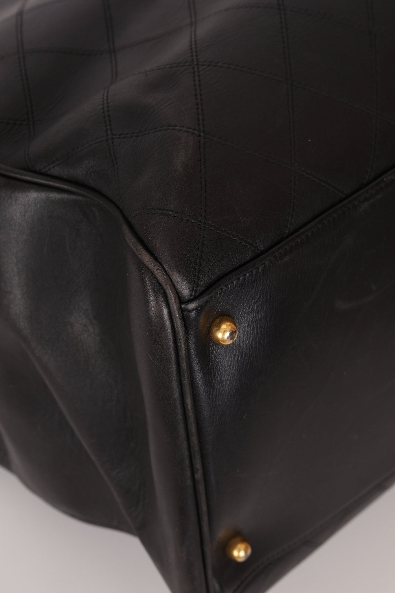 Rare Chanel 1996 Lambskin Supermodel XL Tote - FashioNica