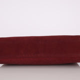 Rare Chanel 1997 Bordeaux Suede Turnlock Kelly Shoulder Bag - FashioNica