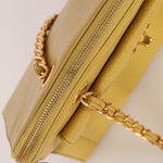 Rare Chanel 1997 Chartreuse Caviar Turnlock Zip Tote 24K GP - FashioNica