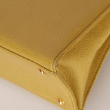 Rare Chanel 1997 Chartreuse Caviar Turnlock Zip Tote 24K GP - FashioNica