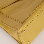 Rare Chanel 1997 Chartreuse Caviar Turnlock Zip Tote 24K GP - FashioNica