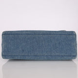 Rare Chanel 1997 Denim Kelly Top Handle - FashioNica