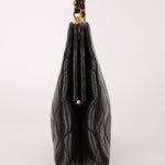 Rare Chanel 1997 Lambskin Turnlock Clutch on Chain 24k GP - FashioNica