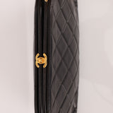 Rare Chanel 1997 Lambskin Turnlock Clutch on Chain 24k GP - FashioNica