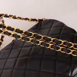 Rare Chanel 1997 Lambskin Turnlock Clutch on Chain 24k GP - FashioNica