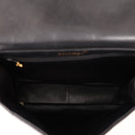 Rare Chanel 1997 Lambskin Turnlock Double - Sided Kelly Shoulder Bag 24k GP - FashioNica