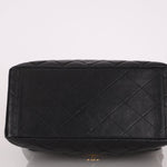 Rare Chanel 1997 Lambskin Turnlock Double - Sided Kelly Shoulder Bag 24k GP - FashioNica