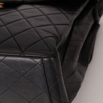 Rare Chanel 1997 Lambskin Turnlock Double - Sided Kelly Shoulder Bag 24k GP - FashioNica