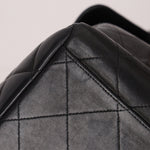 Rare Chanel 1997 Lambskin Turnlock Double - Sided Kelly Shoulder Bag 24k GP - FashioNica