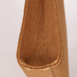 Rare Chanel 1997 Raffia XL Logo Briefcase 24K GP - FashioNica