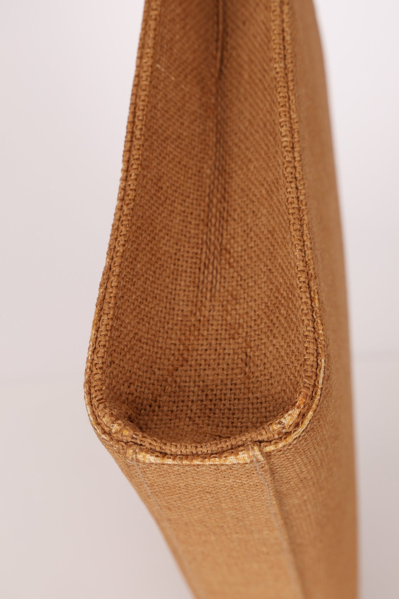 Rare Chanel 1997 Raffia XL Logo Briefcase 24K GP - FashioNica