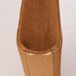 Rare Chanel 1997 Raffia XL Logo Briefcase 24K GP - FashioNica