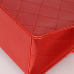 Rare Chanel 1997 Red Caviar Single Small Flap Shoulder Bag - FashioNica