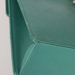 Rare Chanel 1997 Turquoise Caviar Kelly Bag 24K GP - FashioNica