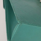 Rare Chanel 1997 Turquoise Caviar Kelly Bag 24K GP - FashioNica