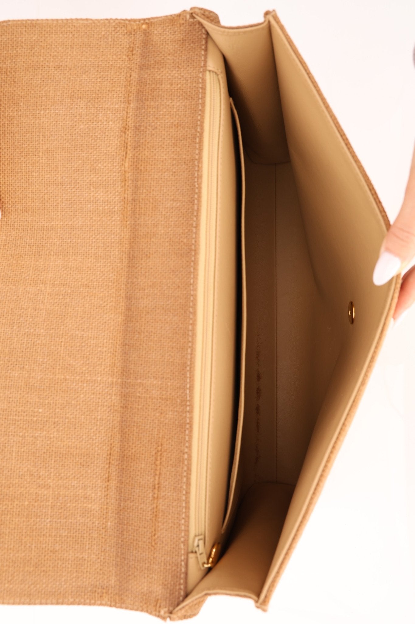 Rare Chanel 1998 Burlap XL Turnlock Briefcase 24k GP - FashioNica