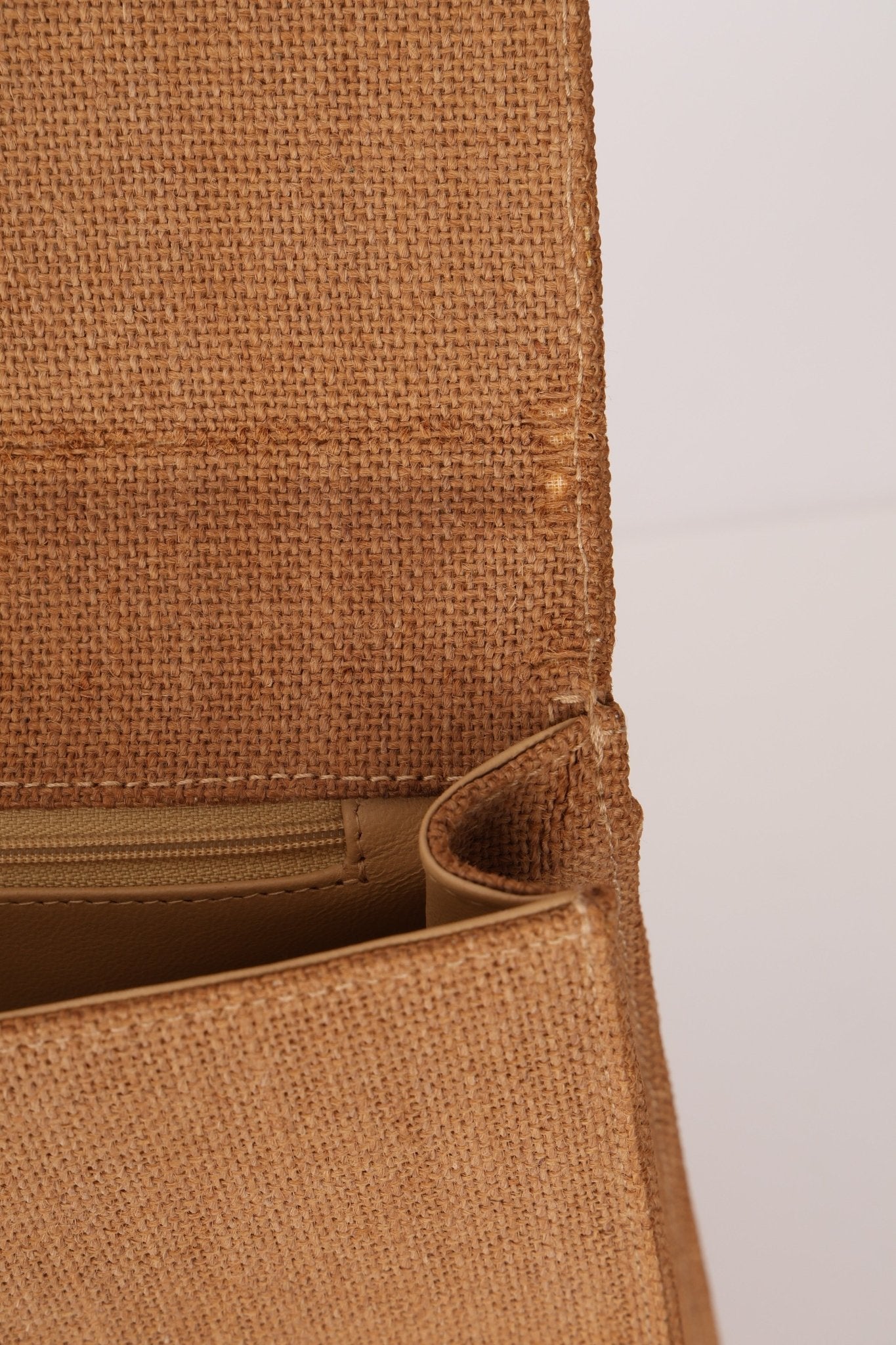 Rare Chanel 1998 Burlap XL Turnlock Briefcase 24k GP - FashioNica