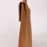 Rare Chanel 1998 Burlap XL Turnlock Briefcase 24k GP - FashioNica