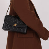 Rare Chanel 1998 Caviar Medium Diana - FashioNica