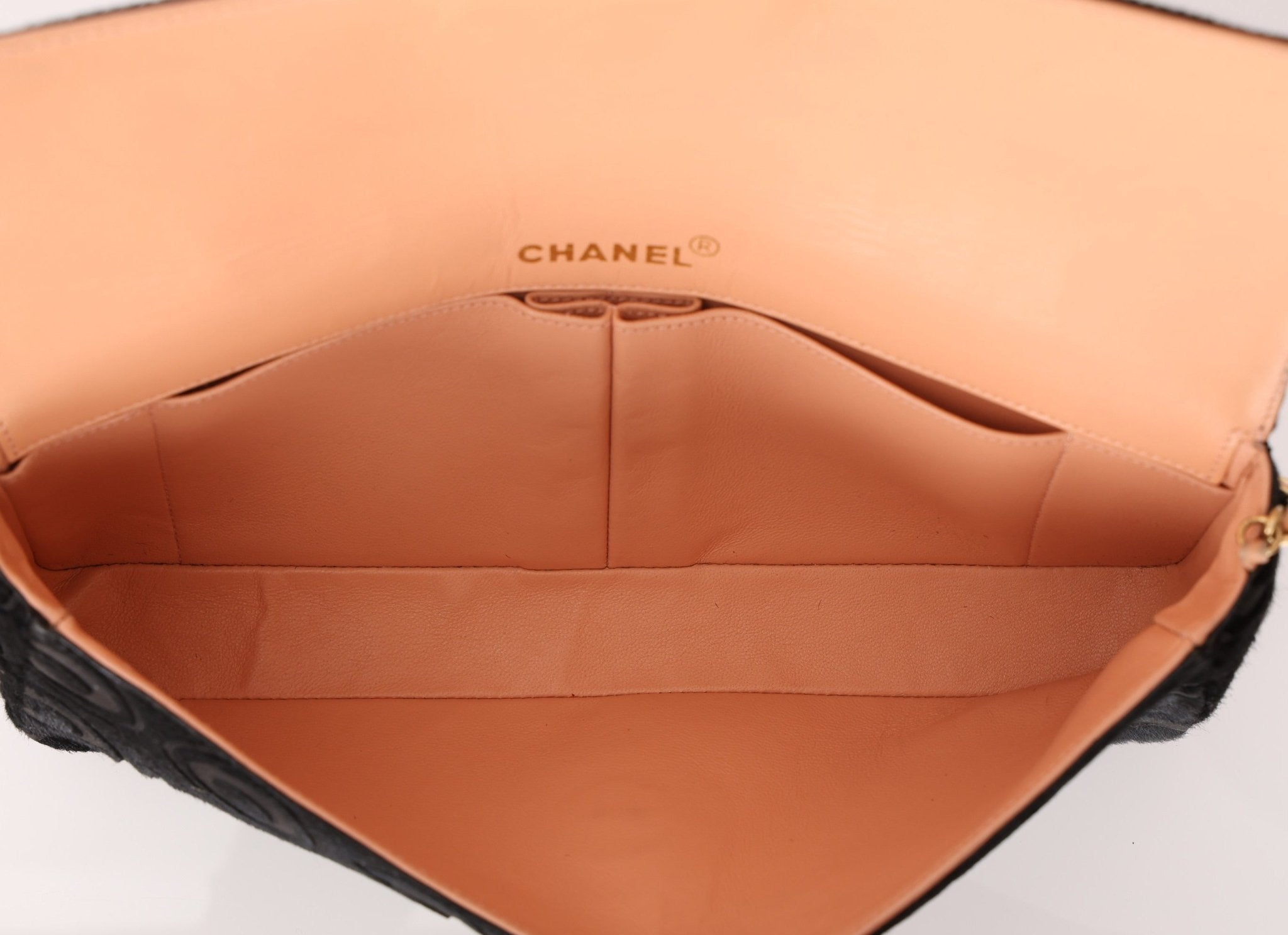 Rare Chanel 2000 Ponyhair Coco East West Half Flap - FashioNica