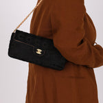 Rare Chanel 2000 Ponyhair Coco East West Half Flap - FashioNica