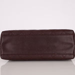 Rare Chanel 2001 Bordeaux Caviar Kelly Top Handle 24K GP - FashioNica