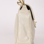 Rare Chanel 2002 Iridescent Caviar Turnlock Single Flap Bag 24k GP - FashioNica