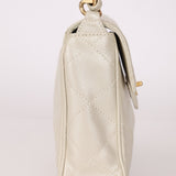 Rare Chanel 2002 Iridescent Caviar Turnlock Single Flap Bag 24k GP - FashioNica