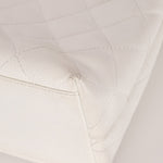 Rare Chanel 2003 White Caviar Wood Top Handle Tote - FashioNica