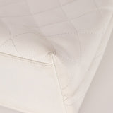 Rare Chanel 2003 White Caviar Wood Top Handle Tote - FashioNica