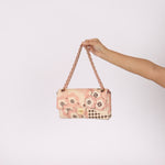 Rare Chanel 2005 Satin Camellia Classic Flap - FashioNica