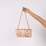 Rare Chanel 2005 Satin Camellia Classic Flap - FashioNica