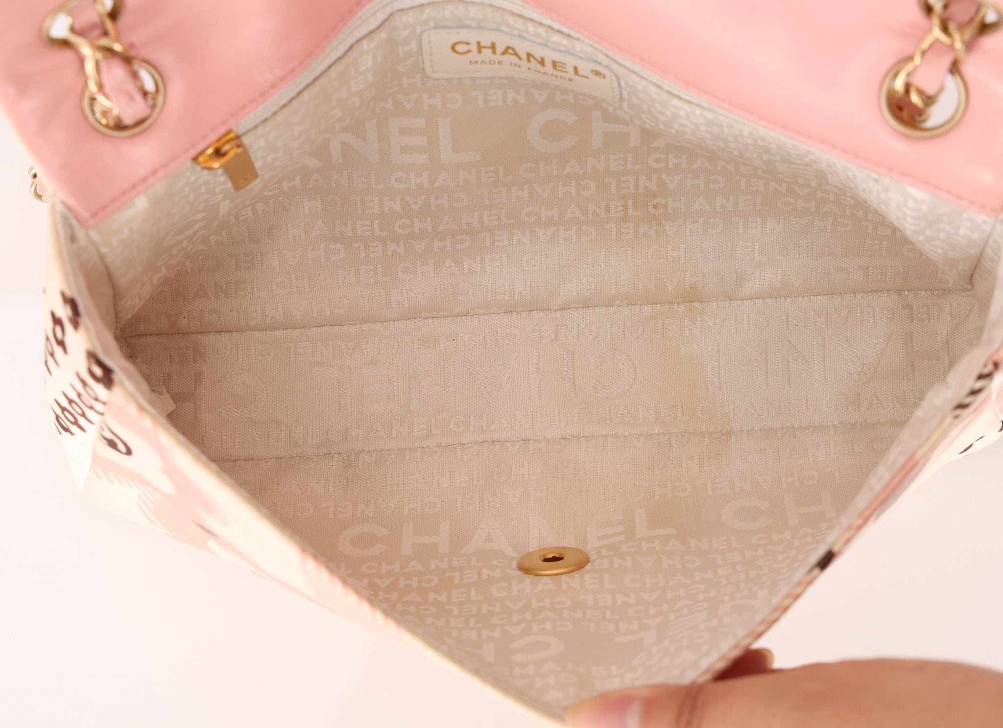 Rare Chanel 2005 Satin Camellia Classic Flap - FashioNica