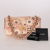 Rare Chanel 2005 Satin Camellia Classic Flap - FashioNica