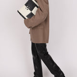 Rare Chanel 2006 Black and White Art Tote - FashioNica