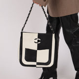 Rare Chanel 2006 Black and White Art Tote - FashioNica
