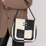 Rare Chanel 2006 Black and White Art Tote - FashioNica