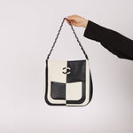 Rare Chanel 2006 Black and White Art Tote - FashioNica