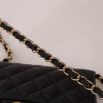 Rare Chanel 2008 Caviar Mini Square Flap 24K GP - FashioNica
