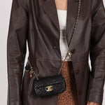 Rare Chanel 2009 Valentine Hearts Quilted Lambskin Extra Mini Flap Bag - FashioNica