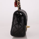 Rare Chanel 2009 Valentine Hearts Quilted Lambskin Extra Mini Flap Bag - FashioNica