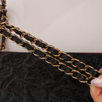 Rare Chanel 2011 Camellia Calfskin Embossed Whipstitch Shoulder Bag - FashioNica