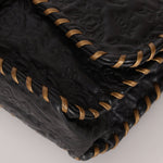 Rare Chanel 2011 Camellia Calfskin Embossed Whipstitch Shoulder Bag - FashioNica