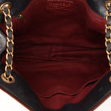 Rare Chanel 2011 Camellia Calfskin Embossed Whipstitch Shoulder Bag - FashioNica