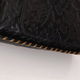 Rare Chanel 2011 Camellia Calfskin Embossed Whipstitch Shoulder Bag - FashioNica