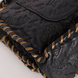 Rare Chanel 2011 Camellia Calfskin Embossed Whipstitch Shoulder Bag - FashioNica