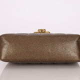 Rare Chanel 2011 Caviar Paris Byzance Mini Square Flap - FashioNica