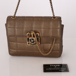 Rare Chanel 2011 Caviar Paris Byzance Mini Square Flap - FashioNica